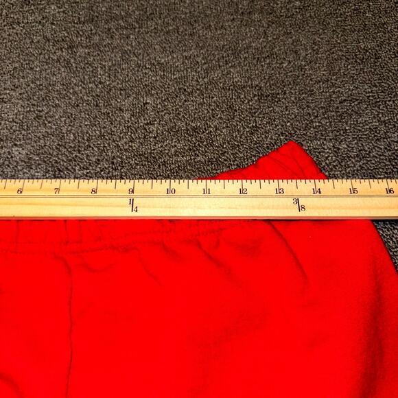 Jerzees Nublend Jogger Sweatpants Adult XL Red Fleece Cotton Thick-fil-A Logo - Picture 6 of 7